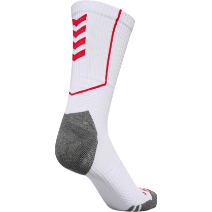 Chaussettes HMLPro Handball Hummel Blanc/Rouge - Espace-Handball.com