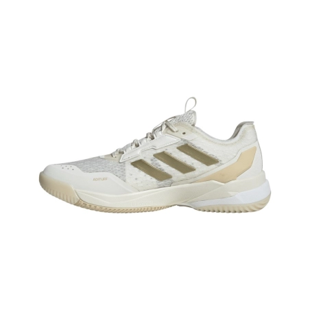 Chaussures Crazyflight 6 Adidas Blanc/Or