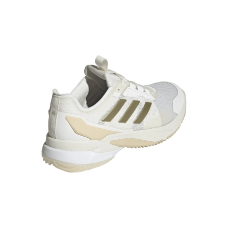 Chaussures Crazyflight 6 Adidas Blanc/Or