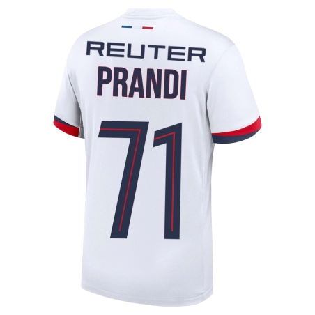 Maillot Prandi PSG Handball 2025/2026 Nike Junior Blanc