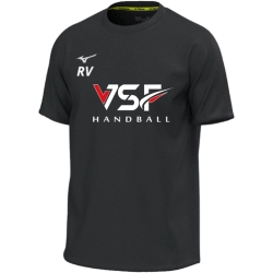 Maillot Mizuno noir VSF Handball (Grand logo) - Espace-Handball.com