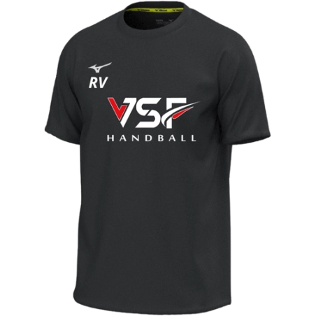 Maillot Mizuno noir VSF Handball (Grand logo)