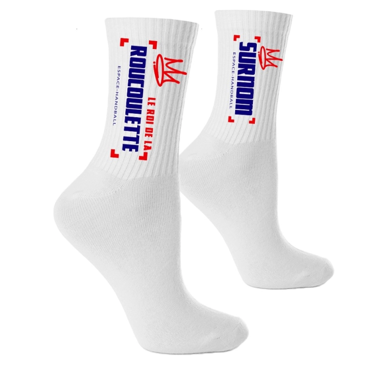 Chaussettes Roucoulette à Personnaliser Handball
