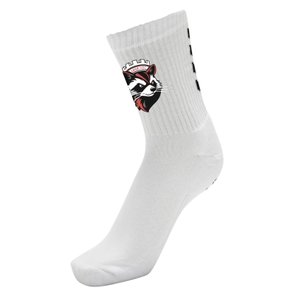 Chaussettes d'entrainement HUMMEL blanches - LEGÉ HBC - Espace-Handball.com