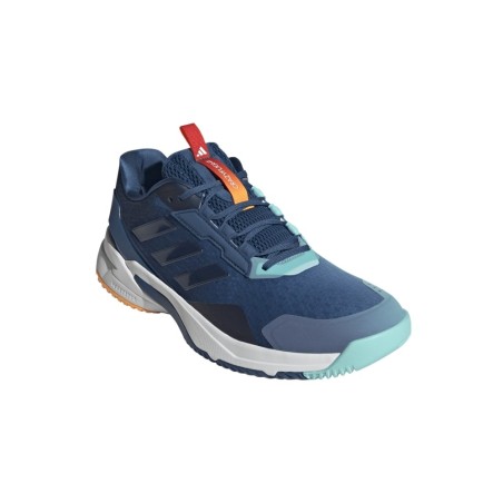 Chaussures Crazyflight 6 Adidas Marine/Ciel