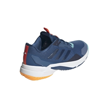 Chaussures Crazyflight 6 Adidas Marine/Ciel - Espace-Handball.com