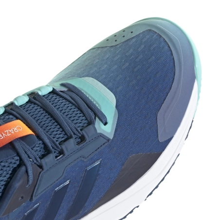 Chaussures Crazyflight 6 Adidas Marine/Ciel