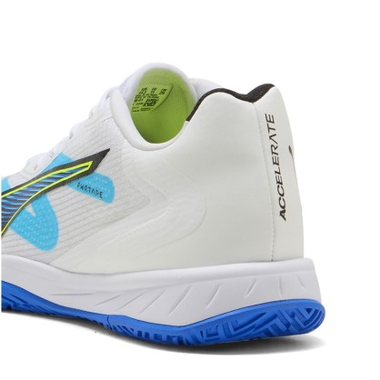 Chaussures Accelerate Turbo Puma Blanches - Espace-Handball.com