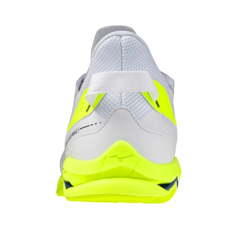 Chaussures Mirage 5 Mizuno Blanc/Jaune Fluo