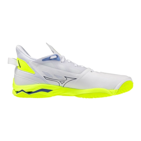 Chaussures Mirage 5 Mizuno Blanc/Jaune Fluo
