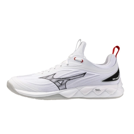 Chaussures Wave Luminous 3 Mizuno Blanche/Gris/Rouge Chaussures Wave Luminous 3 Mizuno Blanche/Gris/Rouge