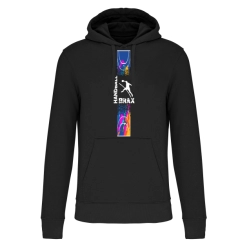 Sweat à capuche Noir "Terrain de Handball" Brax Handball - Espace-Handball.com