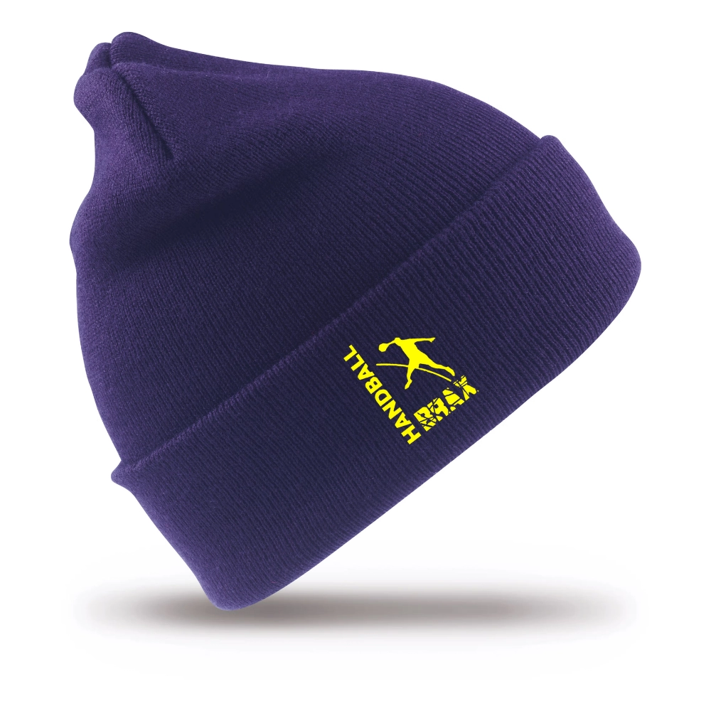 Bonnet Bleu roy Brax Handball (logo jaune brodé)