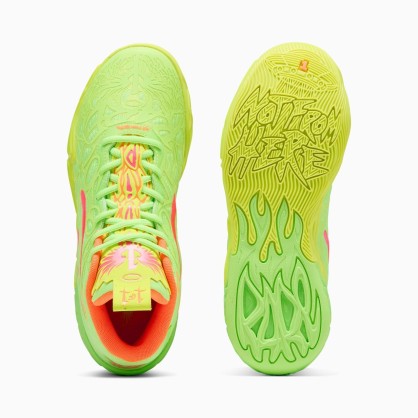Chaussures MB.04 Gem Puma Jaune Fluo - Espace-Handball.com