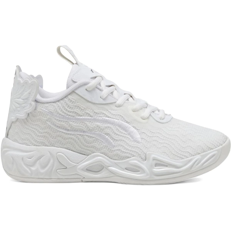 Chaussures MB.04 Low Puma Blanches Junior