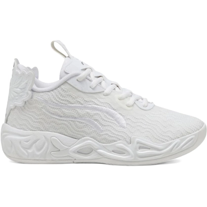 Chaussures MB.04 Low Puma Blanches Junior - Espace-Handball.com