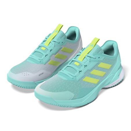 Chaussures Crazyflight 6 Turquoise Femme Adidas - Espace-Handball.com