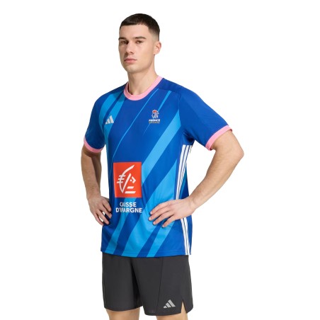 Maillot Équipe de France Handball 2026 Adidas Bleu