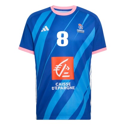 Maillot Équipe de France Handball E. Prandi Adidas Bleu - Espace-Handball.com