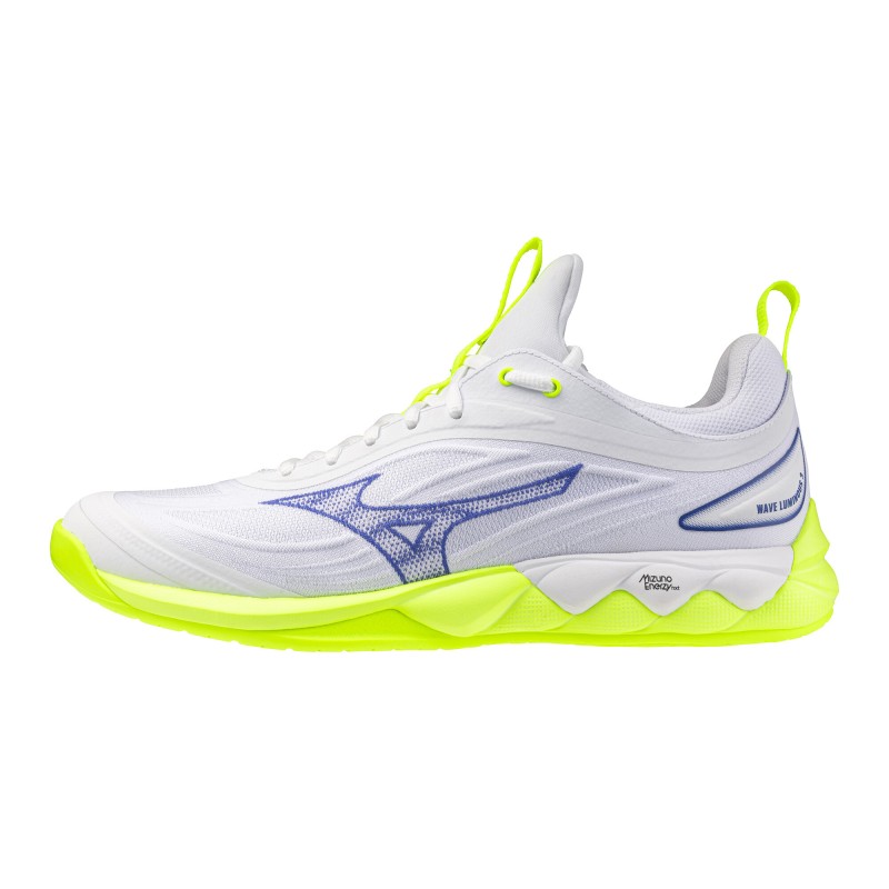 Chaussures Wave Luminous 3 Mizuno Blanc/Jaune Chaussures Wave Luminous 3 Mizuno Blanc/Jaune