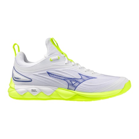 Chaussures Wave Luminous 3 Mizuno Blanc/Jaune Chaussures Wave Luminous 3 Mizuno Blanc/Jaune