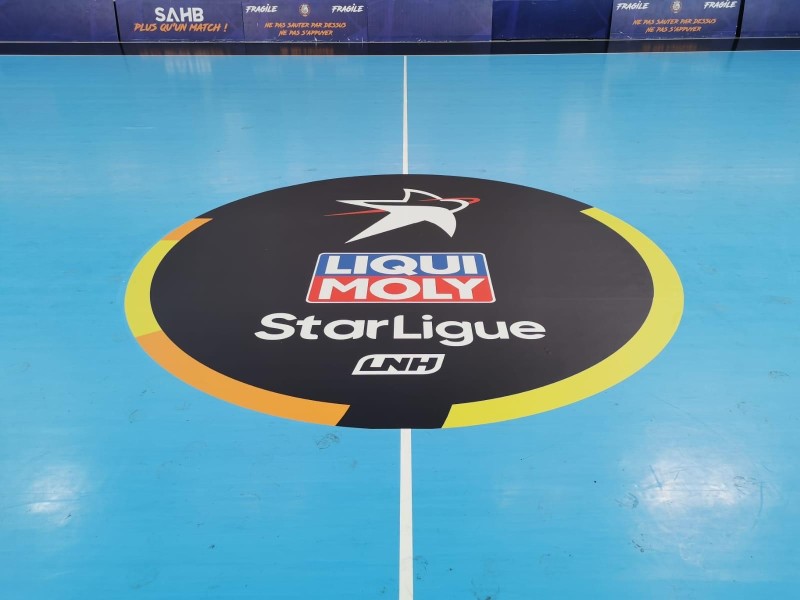 Sticker Rond Central de Handball