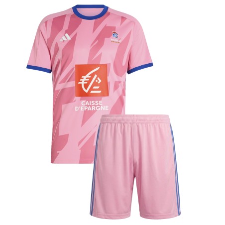 Ensemble Équipe de France Handball Homme Rose Adidas - Espace-Handball.com