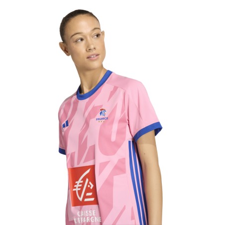 Ensemble Équipe de France Handball 2026 Femme Rose Adidas