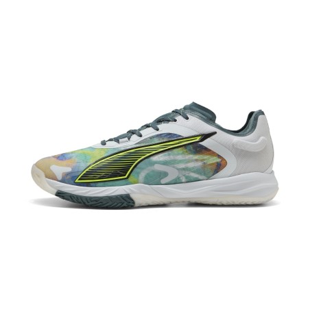 Chaussure Accelerate Nitro SQD Silver Mist-Yellow Puma