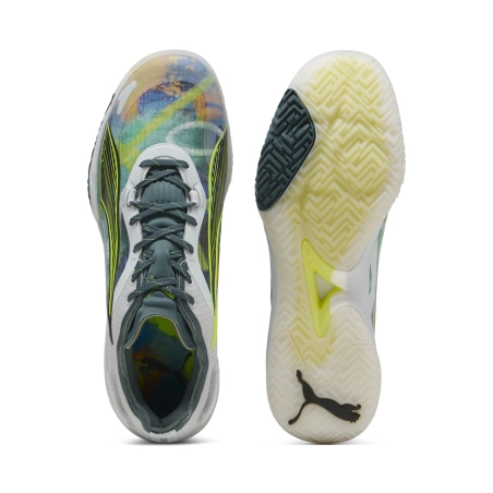 Chaussure Accelerate Nitro SQD Silver Mist-Yellow Puma Chaussure Accelerate Nitro SQD Silver Mist-Yellow Puma