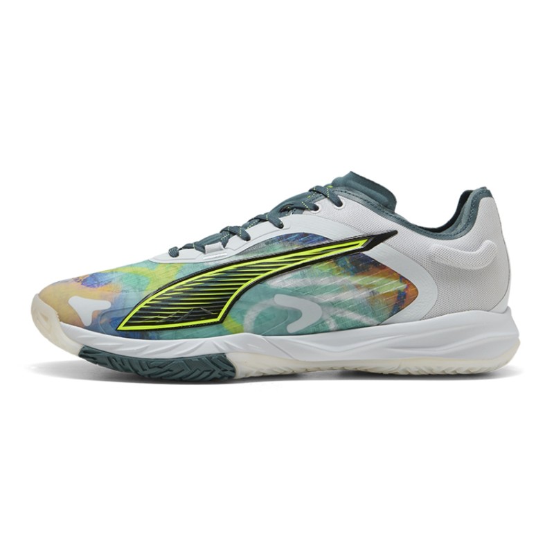 Chaussure Accelerate Nitro SQD Silver Mist-Yellow Puma