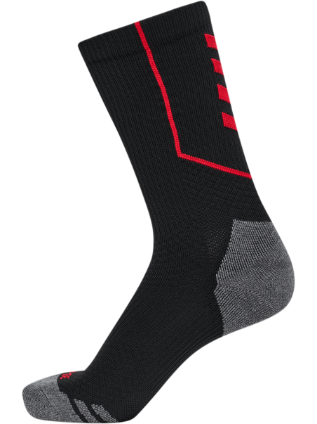 Chaussettes hmlPro Training Hummel Noir/rouge - Espace-Handball.com