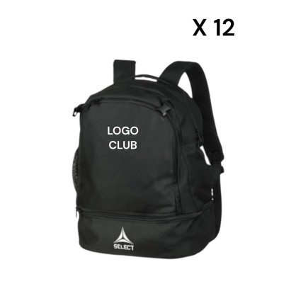 Lot de 12 sacs à dos filet Select - Espace-Handball.com