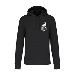 copy of Sweat zippé coton Ecoresponsable noir Adulte - THBC - Espace-Handball.com