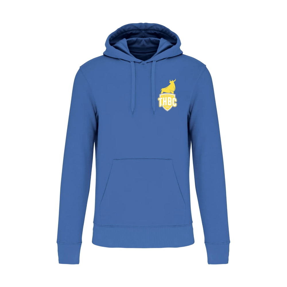 Sweat à capuche coton Ecoresponsable bleu Enfant - THBC Sweat à capuche coton Ecoresponsable bleu Enfant - THBC