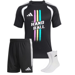 Kit Three Handball Adidas Noir Junior - Espace-Handball.com