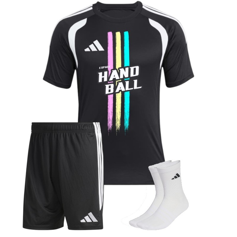 Kit Three Handball Adidas Noir Junior