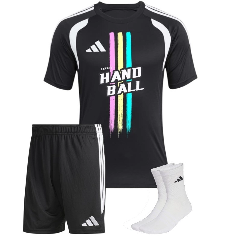 Kit Three Handball Adidas Noir Junior Kit Three Handball Adidas Noir Junior