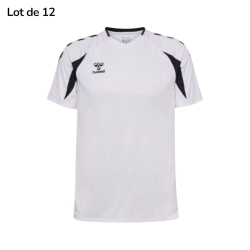 Lot de 12 maillots HMLCore 2.0 Hummel - Blanc - Espace-Handball.com