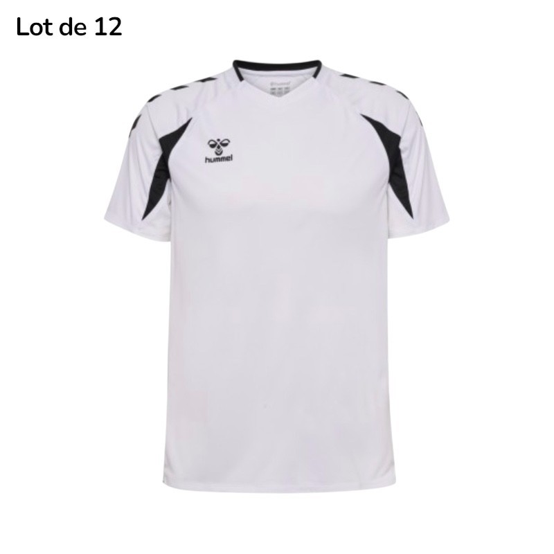 Lot de 12 maillots HMLCore 2.0 Hummel - Blanc Lot de 12 maillots HMLCore 2.0 Hummel - Blanc