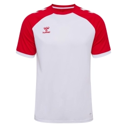 Maillot HMLLEAGUE Hummel blanc/rouge - Espace-Handball.com