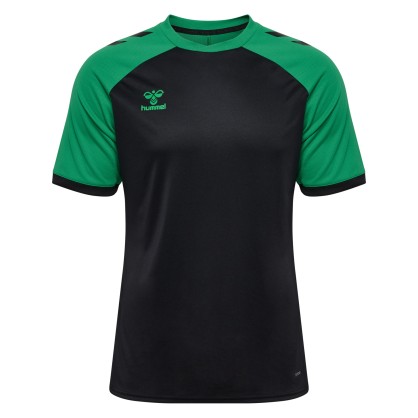 Maillot HMLLEAGUE Hummel noir/vert Junior - Espace-Handball.com
