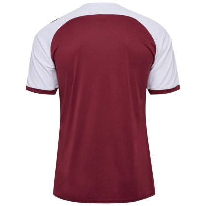 Maillot HMLLEAGUE Hummel maroon/blanc Junior - Espace-Handball.com