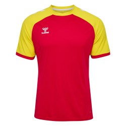 Maillot HMLLEAGUE Hummel rouge/jaune Junior - Espace-Handball.com