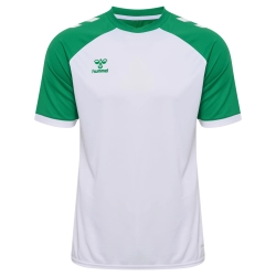 Maillot HMLLEAGUE Hummel blanc/vert Junior - Espace-Handball.com