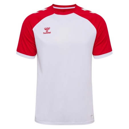 Maillot HMLLEAGUE Hummel blanc/rouge Junior - Espace-Handball.com