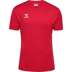 Maillot Hmlauthentic rouge Hummel - Espace-Handball.com