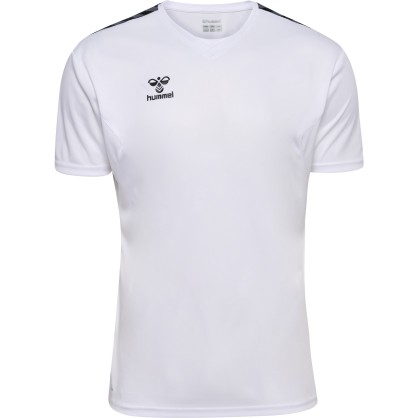 Maillot Hmlauthentic blanc/noir Hummel - Espace-Handball.com