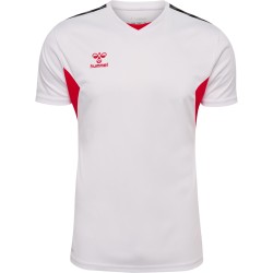 Maillot Hmlauthentic blanc/rouge Hummel - Espace-Handball.com
