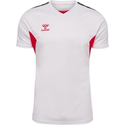 Maillot Hmlauthentic blanc/rouge Hummel - Espace-Handball.com